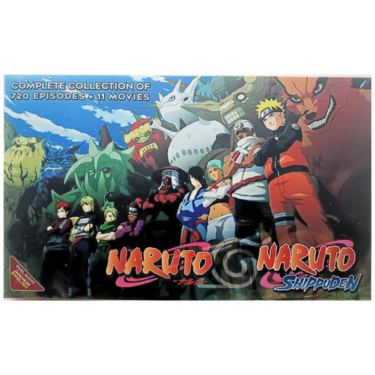 Anime Naruto Shippuden Complete TV Series Volume 1-720 End + 11 Movies